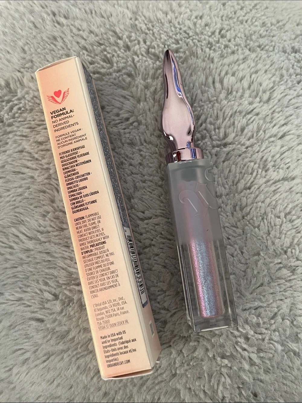 Urban Decay 24/7 Glaze-On Liquid Eyeshadow — Iridescent Silver Pink